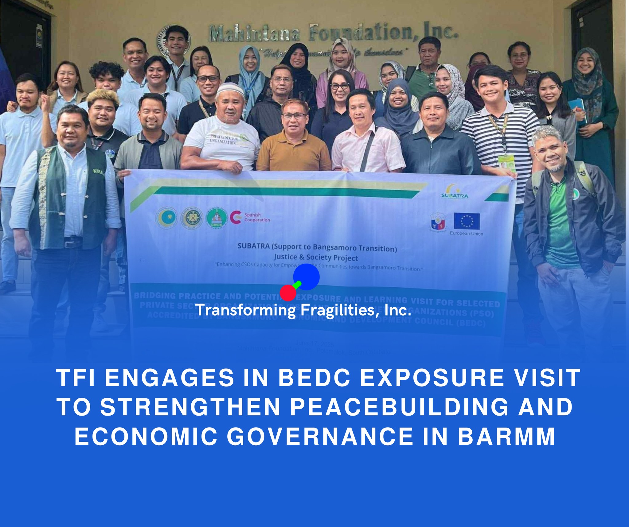 𝐓𝐅𝐈 𝐄𝐧𝐠𝐚𝐠𝐞𝐬 𝐢𝐧 𝐁𝐄𝐃𝐂 𝐄𝐱𝐩𝐨𝐬𝐮𝐫𝐞 𝐕𝐢𝐬𝐢𝐭 𝐭𝐨 𝐒𝐭𝐫𝐞𝐧𝐠𝐭𝐡𝐞𝐧 𝐏𝐞𝐚𝐜𝐞𝐛𝐮𝐢𝐥𝐝𝐢𝐧𝐠 𝐚𝐧𝐝 𝐄𝐜𝐨𝐧𝐨𝐦𝐢𝐜 𝐆𝐨𝐯𝐞𝐫𝐧𝐚𝐧𝐜𝐞 𝐢𝐧 𝐁𝐀𝐑𝐌𝐌