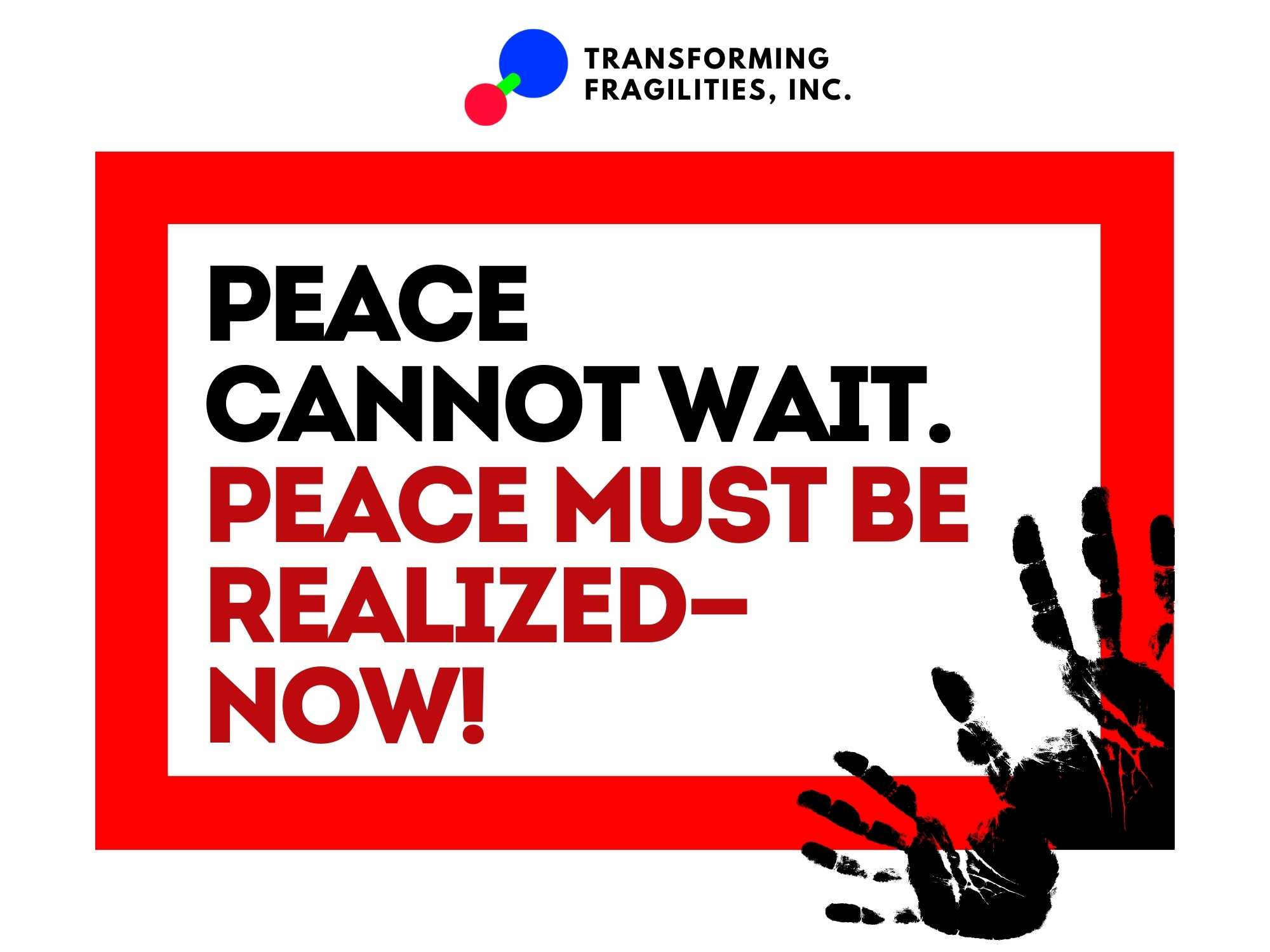 𝐂𝐒𝐎𝐬 𝐈𝐬𝐬𝐮𝐞 𝐔𝐫𝐠𝐞𝐧𝐭 𝐂𝐚𝐥𝐥: “𝐏𝐞𝐚𝐜𝐞 𝐂𝐚𝐧𝐧𝐨𝐭 𝐖𝐚𝐢𝐭 – 𝐍𝐨𝐫𝐦𝐚𝐥𝐢𝐳𝐞 𝐍𝐨𝐰!