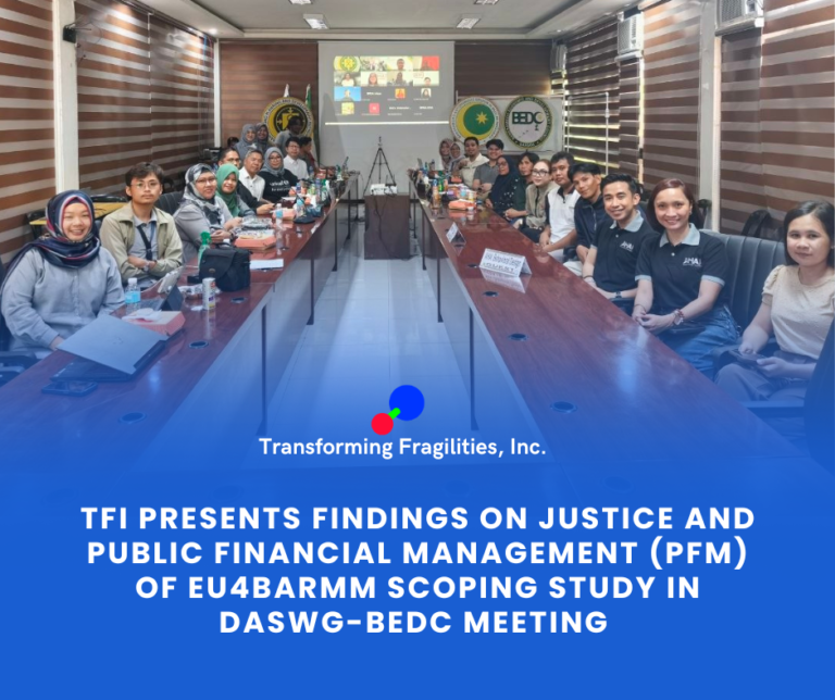 𝐓𝐅𝐈 𝐏𝐑𝐄𝐒𝐄𝐍𝐓𝐒 𝐅𝐈𝐍𝐃𝐈𝐍𝐆𝐒 𝐎𝐍 𝐉𝐔𝐒𝐓𝐈𝐂𝐄 𝐀𝐍𝐃 𝐏𝐔𝐁𝐋𝐈𝐂 𝐅𝐈𝐍𝐀𝐍𝐂𝐈𝐀𝐋 𝐌𝐀𝐍𝐀𝐆𝐄𝐌𝐄𝐍𝐓 (𝐏𝐅𝐌) 𝐎𝐅 𝐄𝐔4𝐁𝐀𝐑𝐌𝐌 𝐒𝐂𝐎𝐏𝐈𝐍𝐆 𝐒𝐓𝐔𝐃𝐘 𝐈𝐍 𝐃𝐀𝐒𝐖𝐆-𝐁𝐄𝐃𝐂 𝐌𝐄𝐄𝐓𝐈𝐍𝐆