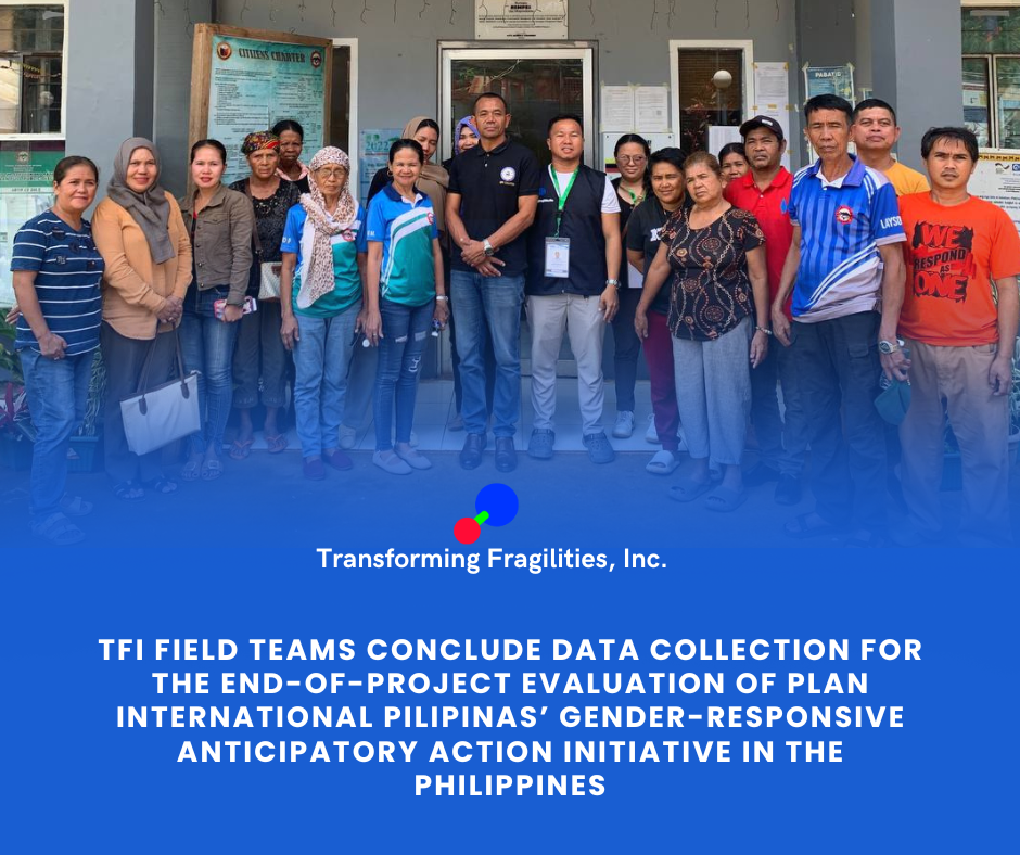 𝐓𝐅𝐈 𝐅𝐈𝐄𝐋𝐃 𝐓𝐄𝐀𝐌𝐒 𝐂𝐎𝐍𝐂𝐋𝐔𝐃𝐄 𝐃𝐀𝐓𝐀 𝐂𝐎𝐋𝐋𝐄𝐂𝐓𝐈𝐎𝐍 𝐅𝐎𝐑 𝐓𝐇𝐄 𝐄𝐍𝐃-𝐎𝐅-𝐏𝐑𝐎𝐉𝐄𝐂𝐓 𝐄𝐕𝐀𝐋𝐔𝐀𝐓𝐈𝐎𝐍 𝐎𝐅 𝐏𝐋𝐀𝐍 𝐈𝐍𝐓𝐄𝐑𝐍𝐀𝐓𝐈𝐎𝐍𝐀𝐋 𝐏𝐈𝐋𝐈𝐏𝐈𝐍𝐀𝐒’ 𝐆𝐄𝐍𝐃𝐄𝐑-𝐑𝐄𝐒𝐏𝐎𝐍𝐒𝐈𝐕𝐄 𝐀𝐍𝐓𝐈𝐂𝐈𝐏𝐀𝐓𝐎𝐑𝐘 𝐀𝐂𝐓𝐈𝐎𝐍 𝐈𝐍𝐈𝐓𝐈𝐀𝐓𝐈𝐕𝐄 𝐈𝐍 𝐓𝐇𝐄 𝐏𝐇𝐈𝐋𝐈𝐏𝐏𝐈𝐍𝐄𝐒