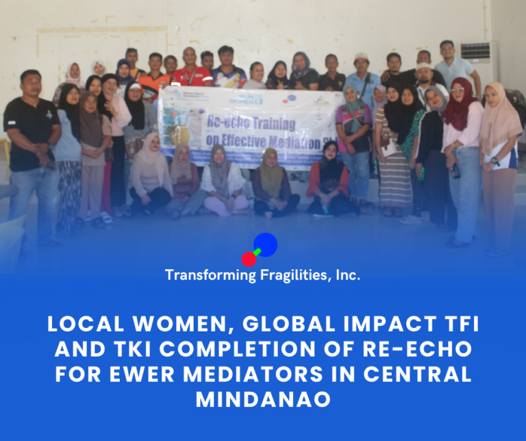𝐓𝐅𝐈 𝐀𝐍𝐃 𝐓𝐊𝐈 𝐂𝐎𝐌𝐏𝐋𝐄𝐓𝐄 𝐑𝐄-𝐄𝐂𝐇𝐎 𝐓𝐑𝐀𝐈𝐍𝐈𝐍𝐆 𝐅𝐎𝐑 𝐖𝐎𝐌𝐄𝐍-𝐋𝐄𝐃 𝐄𝐖𝐄𝐑 𝐌𝐄𝐃𝐈𝐀𝐓𝐎𝐑𝐒 𝐈𝐍 𝐂𝐄𝐍𝐓𝐑𝐀𝐋 𝐌𝐈𝐍𝐃𝐀𝐍𝐀𝐎